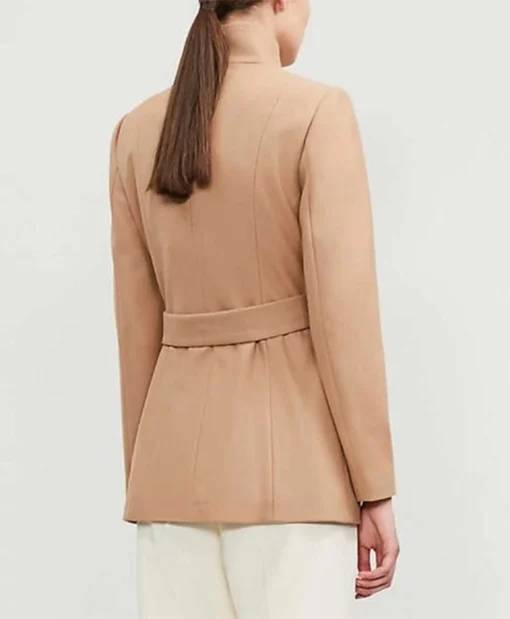 Kara Danvers TV Series Batwoman Melissa Benoist Tan Wrap Wool Coat For Sale