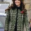 Kate Middleton Scotland Burberry Quilted Jacket