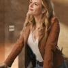 Katheryn Winnick Big Sky 2020 Brown Leather Jacket