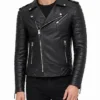 Kay Michael Quilted Black Leather Jackets