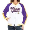 Kayson Minnesota Vikings Varsity Full Snap Jacket