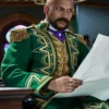Keegan-Michael Key Jingle Jangle A Christmas Journey Green Trench Coat Keegan-Michael Key Jingle Jangle A Christmas Journey Green Trench Coat