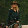 Kelly Reilly Beth Dutton Yellowstone S05 Printed Cotton Shirt