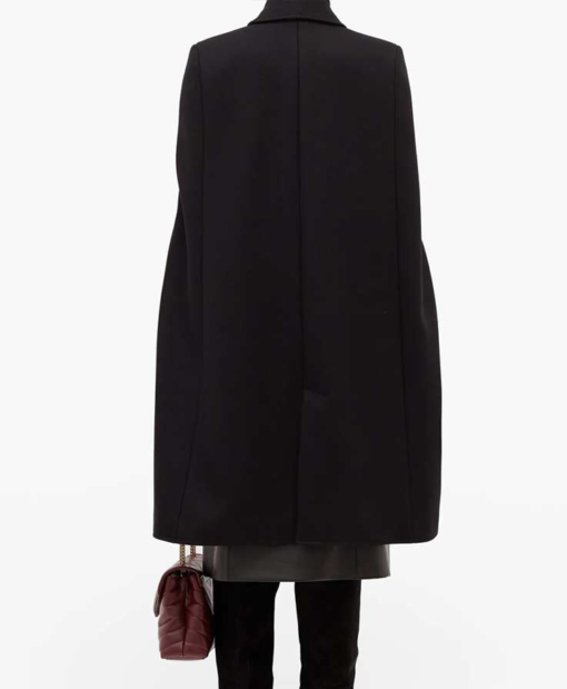 Kelsey Peters TV Series Younger Season 7 Hilary Duff Black Cape Coat