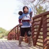 Kena Bridge of Spirits Blue and White Cosplay Costume Coat