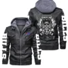 Kenny Buffalo Bills Leather Jacket With Hood Black