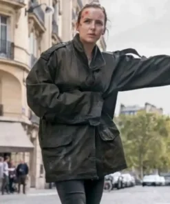 Killing Eve S03 Jodie Comer Cotton Black Coat