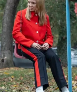 Killing Eve Season 3 Villanelle Wool-Blend Red Jacket