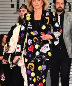 Kim Mulkey Opener Vegas Printed Black Suit