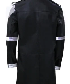 Kingsglaive Final Fantasy XV Nyx Ulric Military Style Black Leather Coat