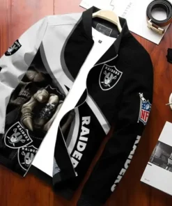 Kingston Las Vegas Raiders Printed Bomber Jacket