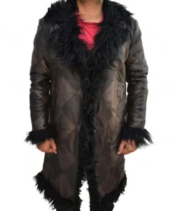 Klaus Hargreeves TV Series The Umbrella Academy S03 Robert Sheehan Brown Leather Trench Coat Full