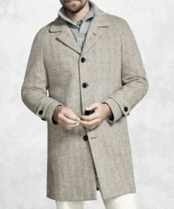 Knives Out Benoit Blanc Grey Coat