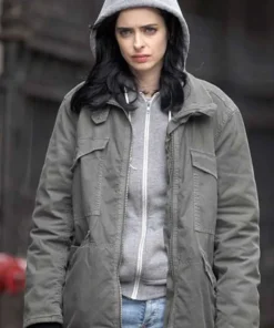 Krysten Ritter Jessica Jones Cotton Grey Jacket