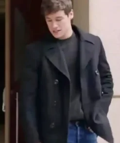 Kyle Allen Film The In Between Skylar Black Pea Wool Coat