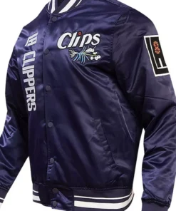 LA Clippers 2023 24 City Edition Varsity Jacket