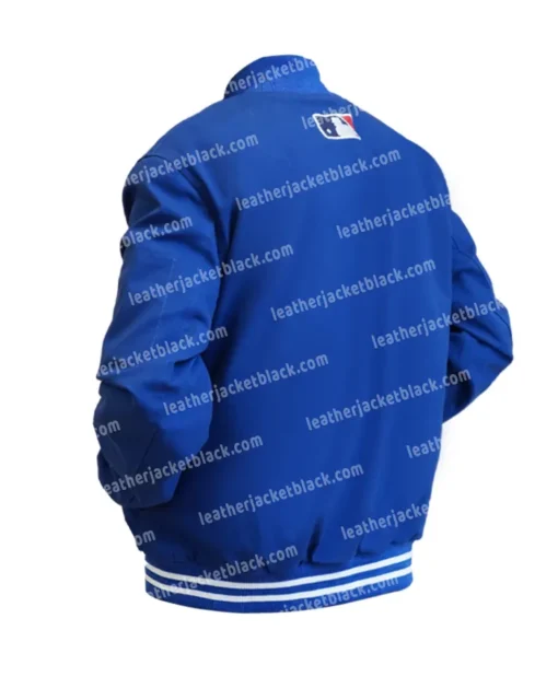 LA Dodgers Dave Roberts Royal Blue Vintage Bomber Jacket