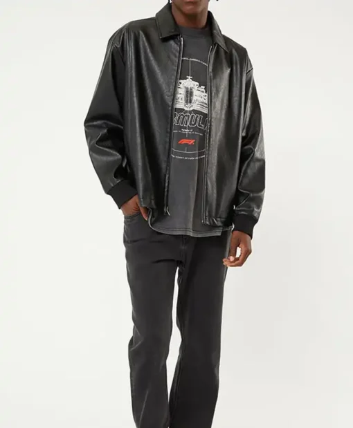 LJB PU Leather Jacket For Men