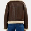 LJB Sherpa And Leather Jacket Women