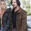 La Brea 2021 Gavin Harris Brown Suede Leather Jacket