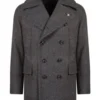 La Brea Chiké Okonkwo Double Breasted Grey Trench Coat sale