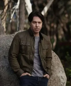 La Brea S02 Sam Velez Green Cotton Jacket