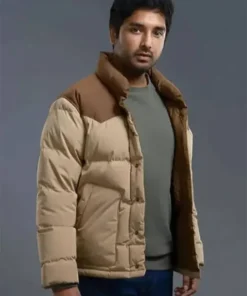 La Brea Scott Israni Brown Puffer Jacket