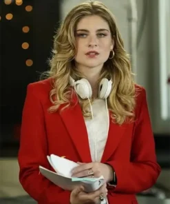 Ladies of the A Divas Christmas Taylor Ann Thompson Red Blazer