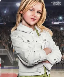 Lady Ballers Winnie Gibson White Denim Jacket