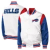 Lambert Buffalo Bills Satin Varsity Bomber Jacket
