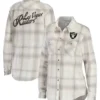 Las Vegas Raiders Flannel Shirt For Sale