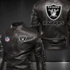 Las Vegas Raiders Leather Jacket