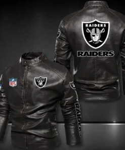 Las Vegas Raiders Leather Jacket