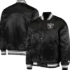 Las Vegas Raiders Satin Button Jacket