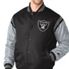 Las Vegas Raiders Yellow Satin Jacket