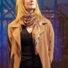Laura Linney Brown Coat