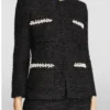 Lauren Book Good Morning America Black Tweed Jacket
