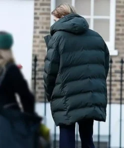 Lawrence Stirling Film The Last Letter from Your Lover Joe Alwyn Hooded Puffer Coat