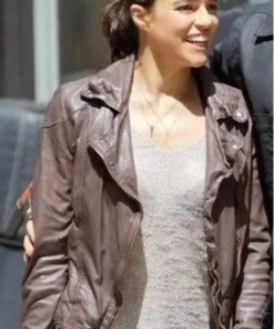 Leather Jacket The Fate Of The Furious Michelle Rodriguez