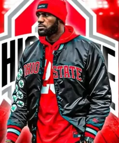 Lebron James Ohio State Buckeyes Varsity Jacket