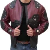 Legends of Tomorrow Brandon Routh Maroon and Black Jacket