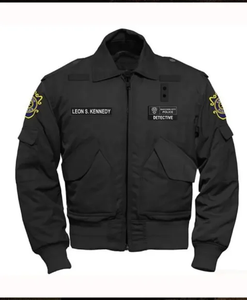 Leon S Kennedy Resident Evil 2 Remake RPD Game Jacket