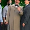 Leonard Bernstein Movie Maestro 2023 Bradley Cooper Beige Coat
