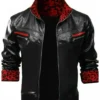 Leslie Kyle Final Fantasy VII Remake Black Leather Jacket