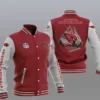 Levin Arizona Cardinals Varsity Baseball Jacket Red
