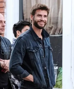 Liam Hemsworth Killerman Moe Blue Denim Jacket For Sale