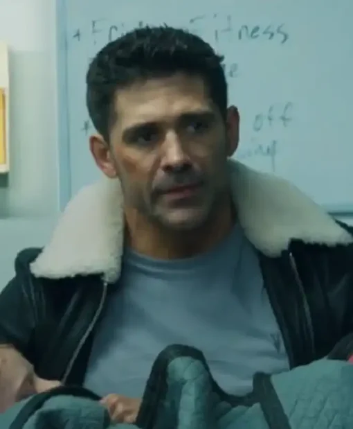 Life After Fighting 2024 Bren Foster Black Leather Jacket