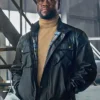 Lift 2024 Kevin Hart Black Leather Jacket