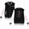 Lil Peep Love University Black White Varsity Jacket