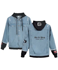 Lil Peep Rip Jean Jacket
